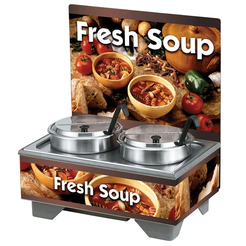 Acheter En Ligne Présentoir à soupe double 14 L VOLLRATH