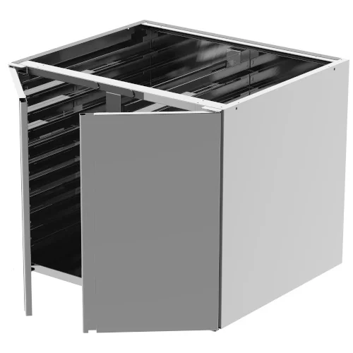 Achat Immédiat Armoire h 710 mm avec glissières pour plaques GN 1/1
