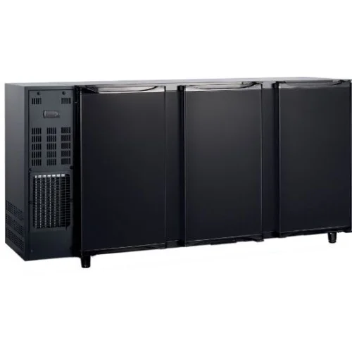 Meilleur Prix Arrière-bar réfrigéré 3 portes pleines - 444L - Froid ventilé