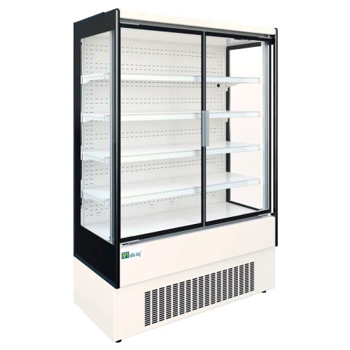 Vitrine réfrigérée murale 1505 mm - Froid positif Ventilé - Portes battantes Livraison Express