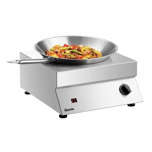 Wok à Induction - 400Volts -7000 Watts - Bartscher Marque