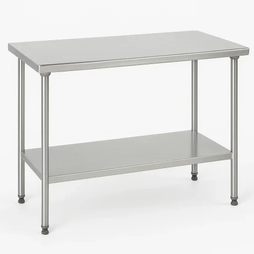 Vente Flash Table de travail inox 1000x700 - Tournus Équipement 424 971