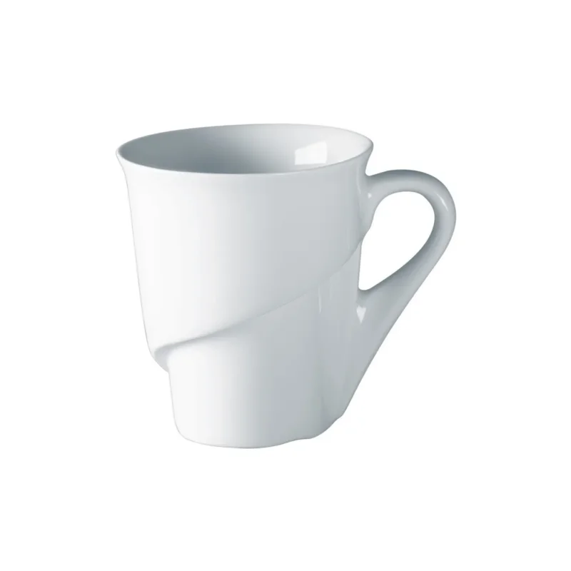 Tasse à café lungo rond blanc porcelaine vitrifiée 25 cl Ø 9 cm Delissea Rak Jusqu’à Épuisement Des Stocks