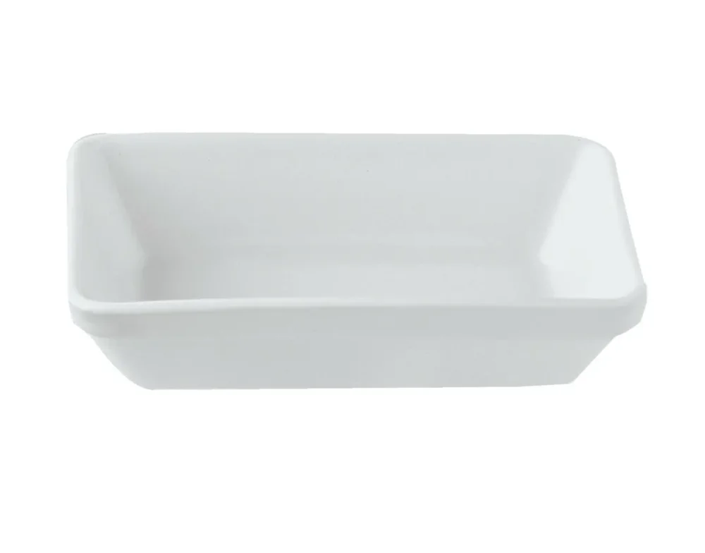 Ravier rectangulaire blanc porcelaine 14,9 cm Pro.mundi Acheter Direct