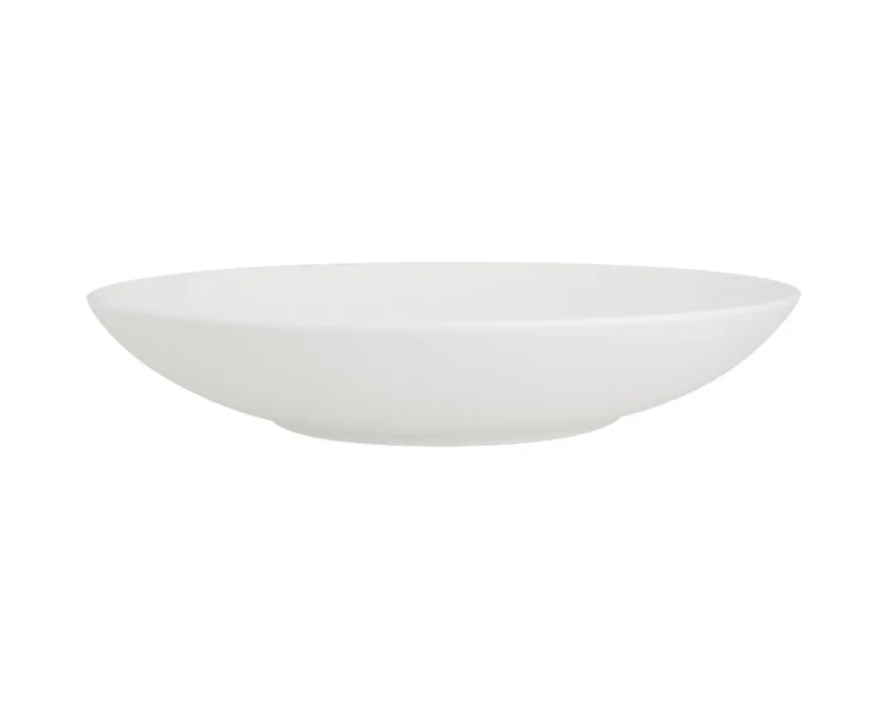 Assiette coupe creuse rond ivoire porcelaine vitrifiée Ø 23 cm Nano Rak Prix Réduit