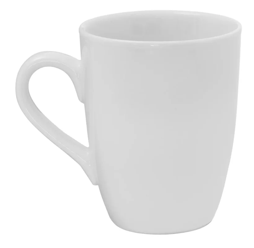 Promotion Mug rond blanc porcelaine 32 cl Ø 8,3 cm Emotions Pro.mundi