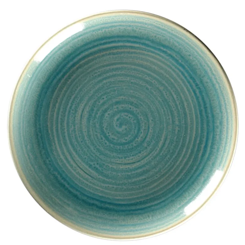Meilleure Vente Assiette coupe plate rond Saphire porcelaine vitrifiée Ø 20,9 cm Rakstone Spot Rak