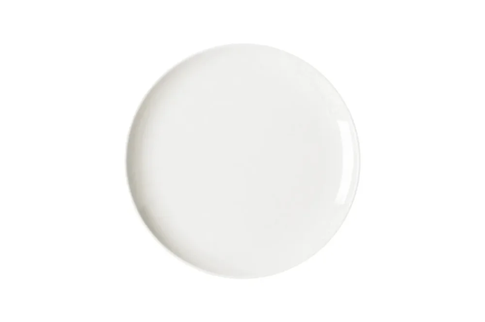 Assiette coupe plate rond ivoire porcelaine vitrifiée Ø 15 cm Nano Rak Prix Réduit
