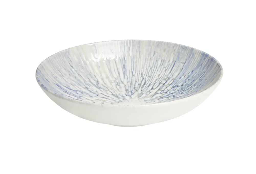 Vente Directe Assiette coupe creuse rond bleu porcelaine Ø 21 cm Coral Essentials Collection
