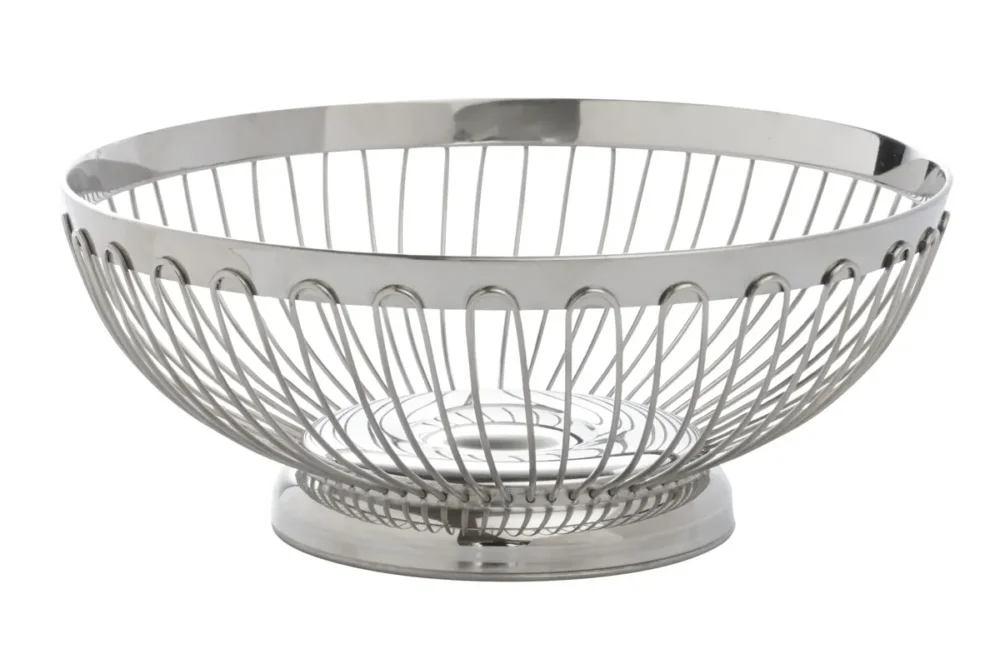 Marque Corbeille rond inox Ø 17 cm 7,6 cm Pro.mundi