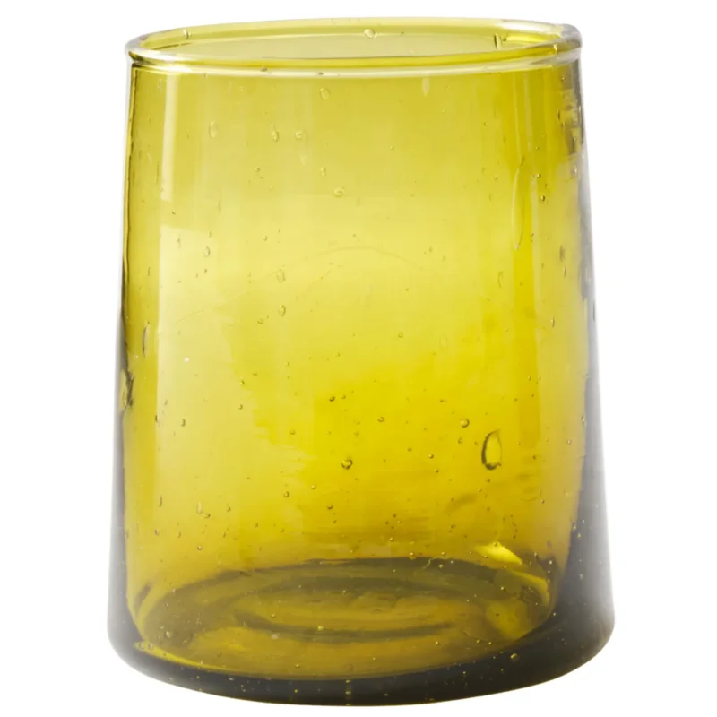 Gobelet forme basse ambre verre recyclé 25 cl Lily Pro.mundi Commander Maintenant
