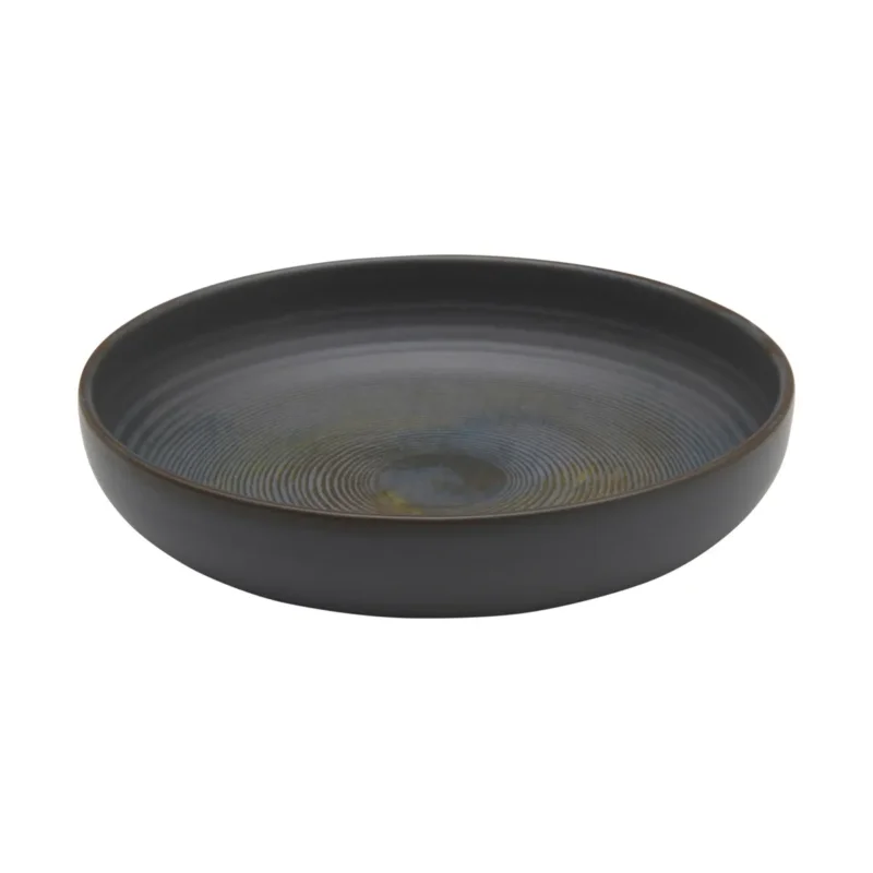 Assiette creuse rond grès émaillé Ø 22 cm Tornado Accolade Bon Plan