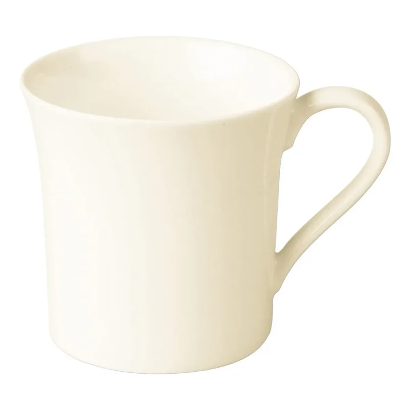 Tasse à thé rond ivoire porcelaine vitrifiée Fine Dine Rak Expédié Aujourd’hui