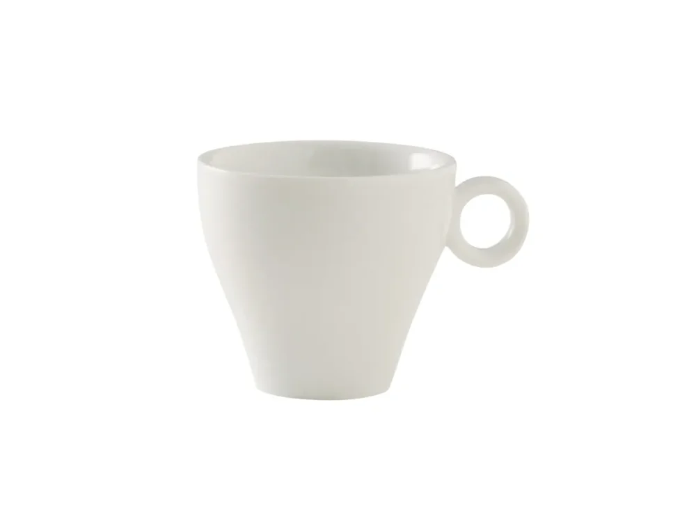 Tasse à expresso rond blanc porcelaine 9 cl Ø 6,4 cm Slim O Pro.mundi Paiement Sécurisé