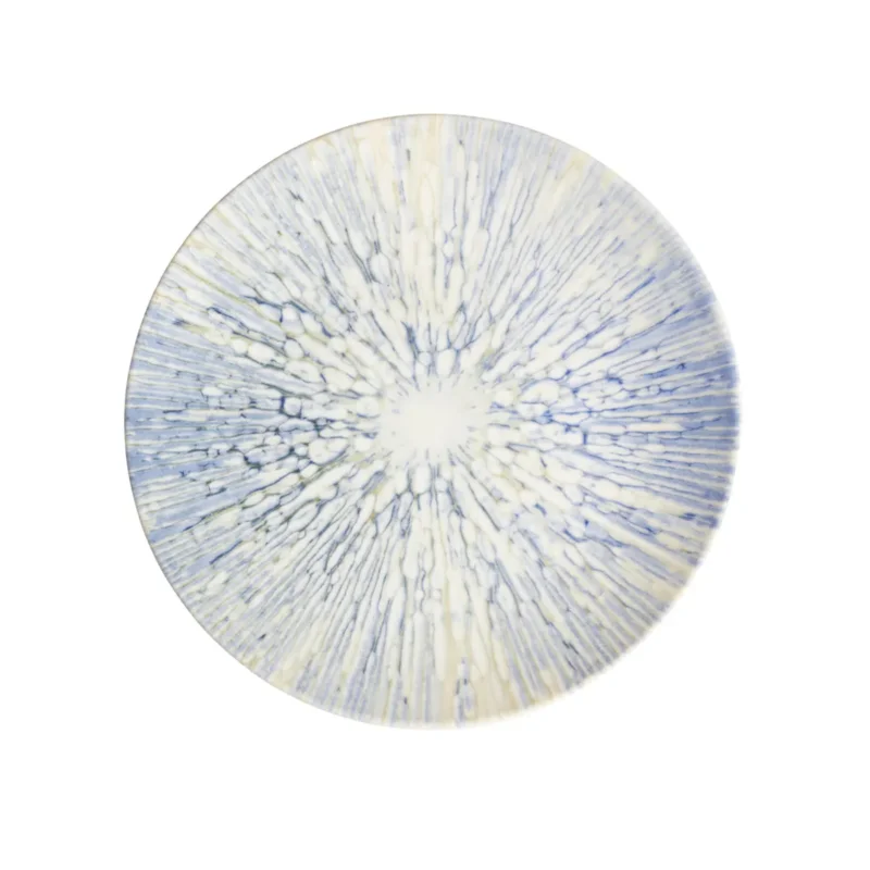 Assiette coupe plate rond bleu porcelaine Ø 20 cm Coral Essentials Collection Must-Have