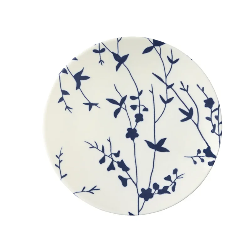 Seulement Aujourd’hui Assiette coupe plate rond blanc porcelaine Ø 20 cm Flora Essentials Collection