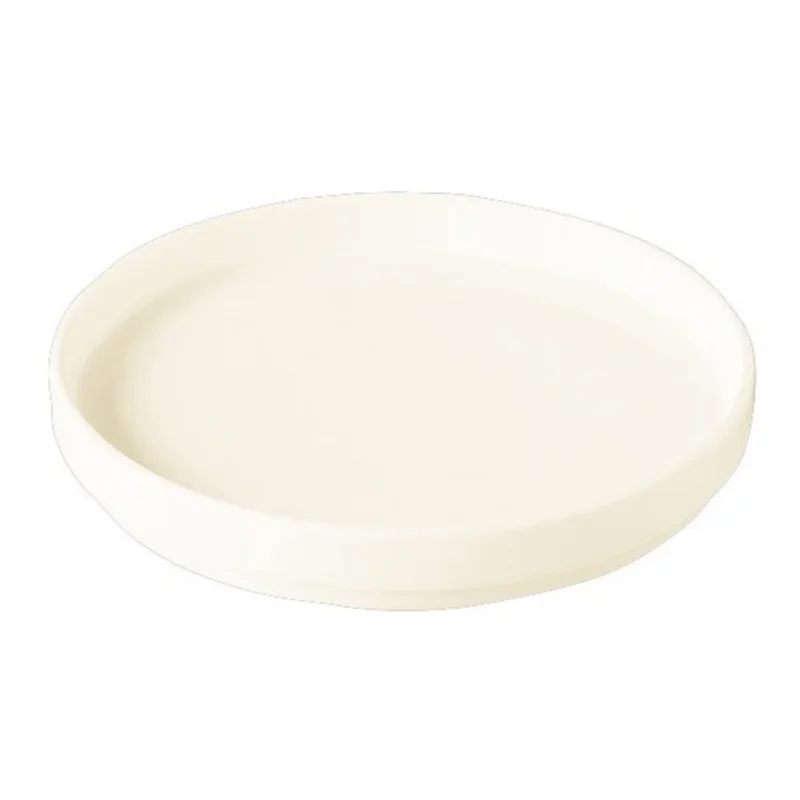 Livraison Express Assiette plate rond ivoire porcelaine vitrifiée Nordic Rak