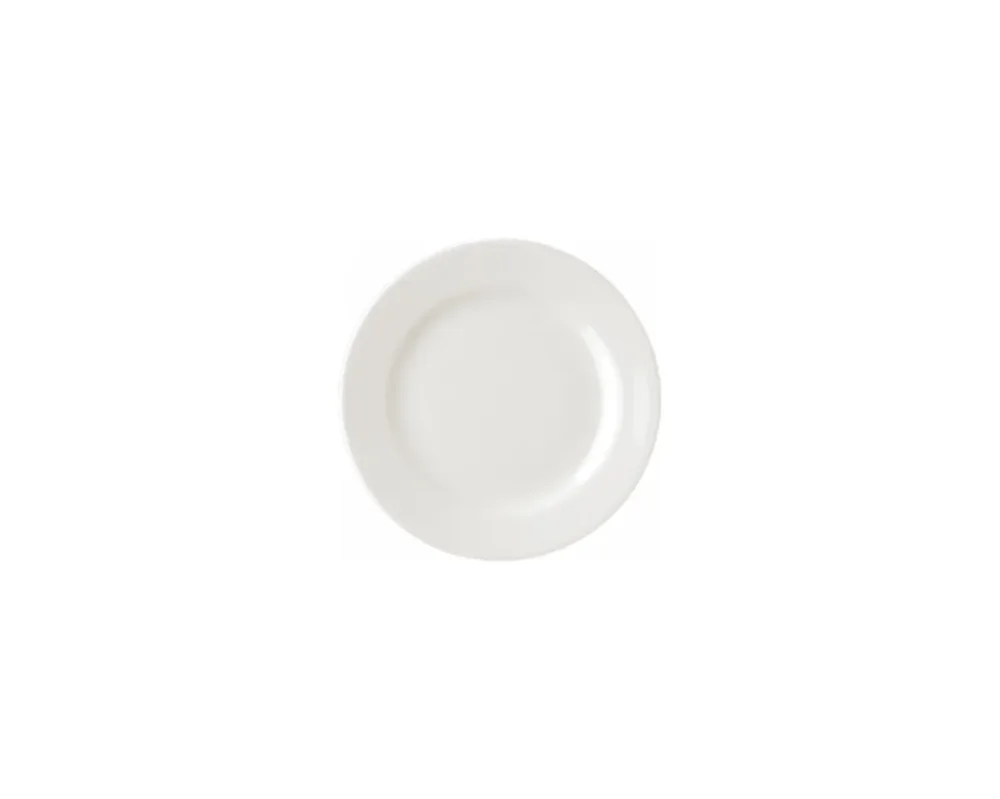 Assiette plate rond ivoire porcelaine vitrifiée Ø 15 cm Banquet Rak Certifié