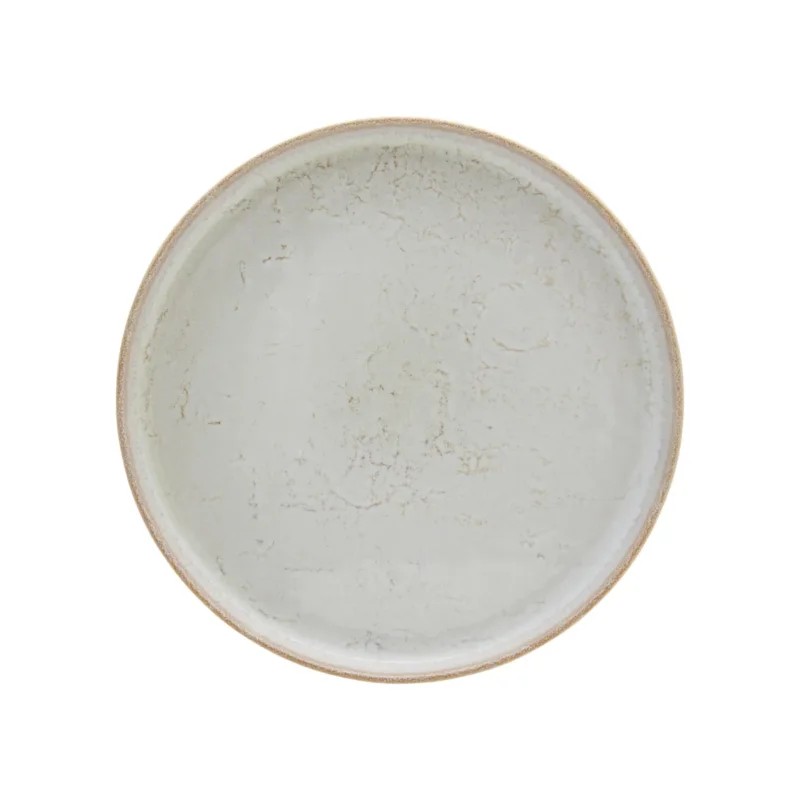 Promotion Saisonnière Assiette plate rond beige grès émaillé Ø 28 cm Sand Accolade