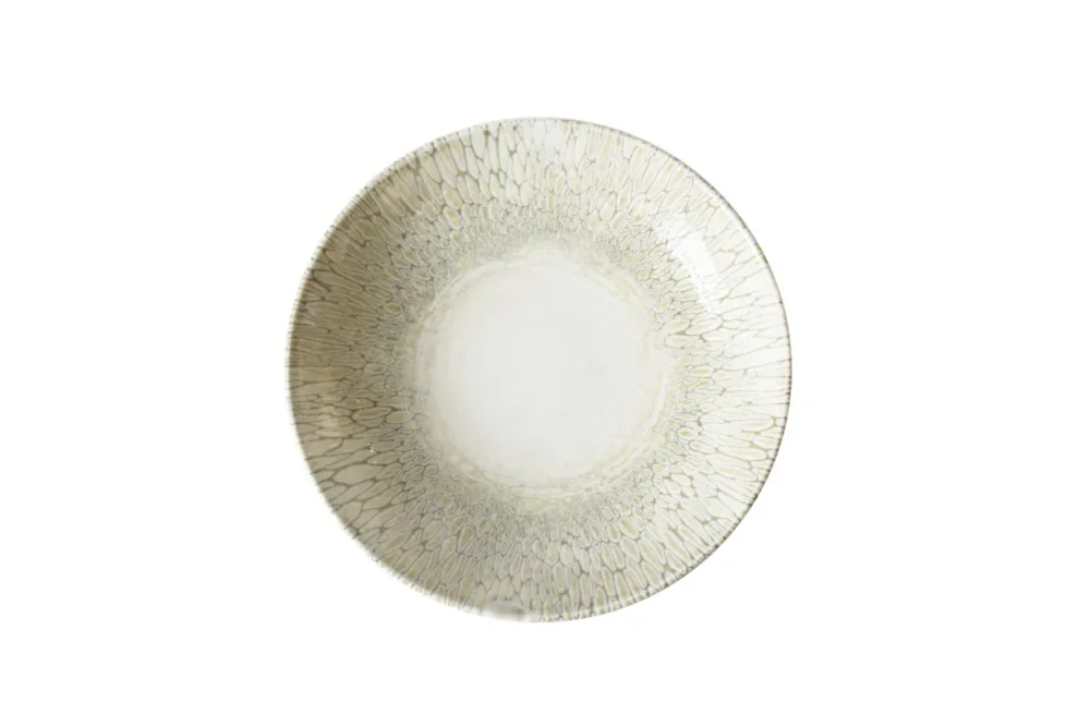 Assiette coupe creuse beige porcelaine vitrifiée Ø 24,8 cm Butterfly Dudson Jusqu’à Épuisement Des Stocks