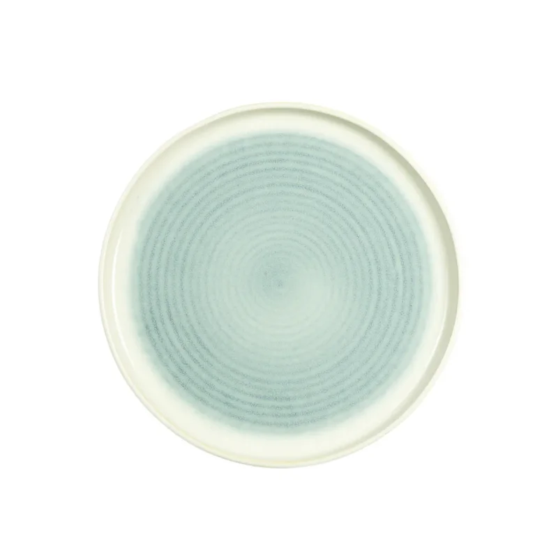 Bon Plan Assiette plate rond ivoire grès émaillé Ø 22 cm Pacific Pro.mundi