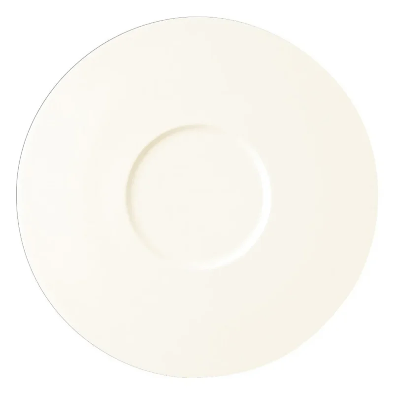Acheter En Ligne Assiette plate gourmet rond ivoire porcelaine vitrifiée Fine Dine Rak