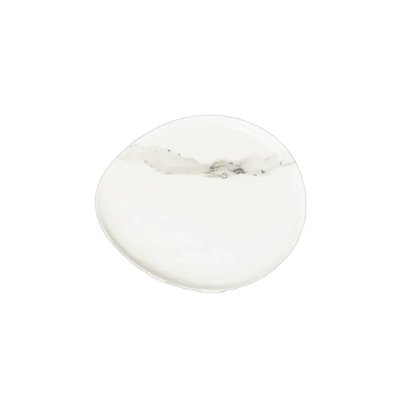 Marque Assiette coupe plate blanc porcelaine Ø 28 cm Silk Accolade