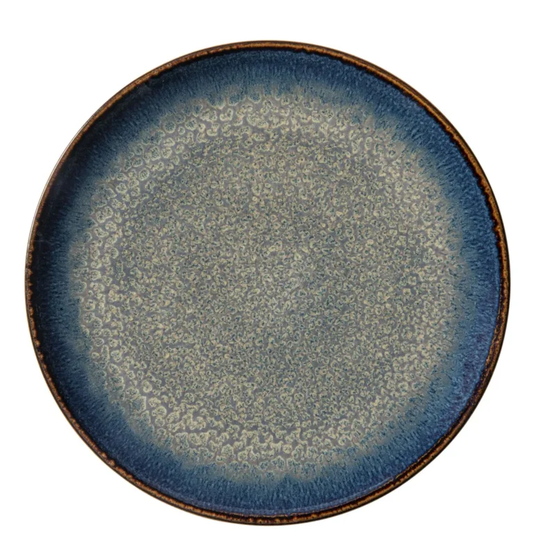 Haute Qualité Assiette coupe plate rond bleu foncé porcelaine Ø 27 cm Seablue Accolade