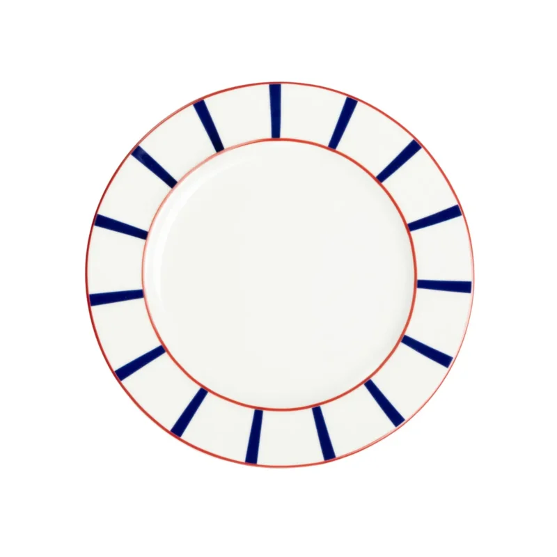 Assiette plate avec aile blanc porcelaine Ø 24 cm Ama Accolade Offre Spéciale