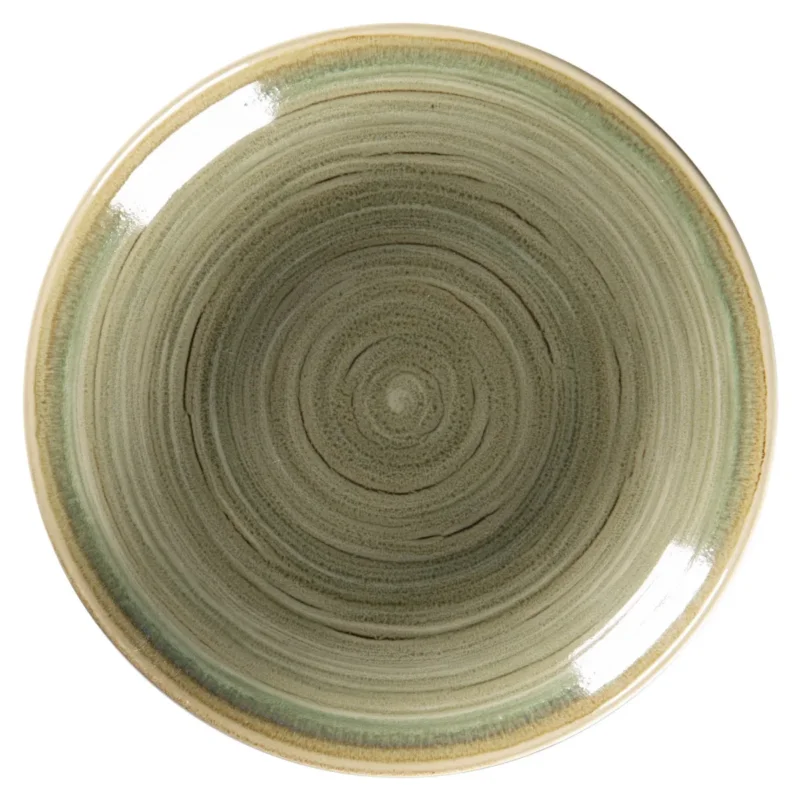 Assiette coupe creuse rond Emerald porcelaine Rak Top Vente