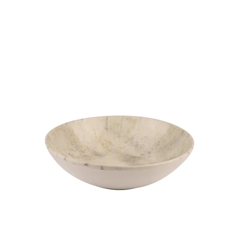 Assiette coupe creuse gris grès émaillé Ø 17 cm Sirocco Accolade Seulement Aujourd’hui