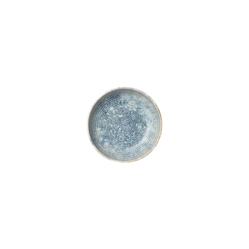 Coupelle rond bleu grès émaillé Ø 16 cm Ice Accolade Offre Limitée