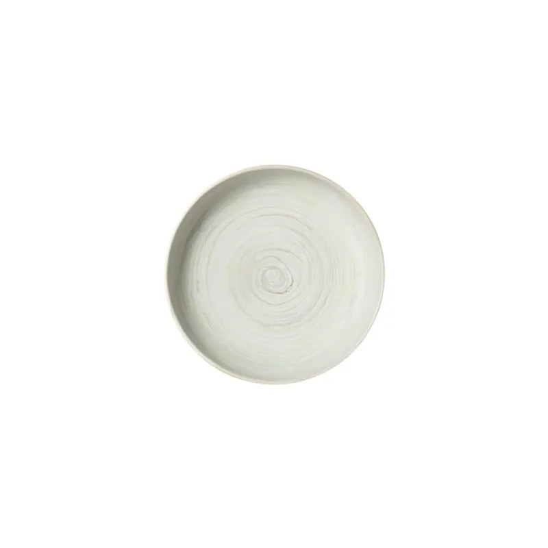 Bon Marché Assiette creuse rond beige grès émaillé Ø 22 cm Aurora Accolade