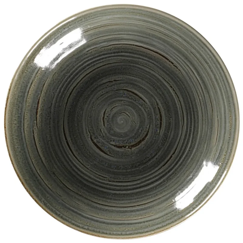 Dernier Modèle Assiette coupe creuse rond Peridot porcelaine vitrifiée Ø 26 cm Rakstone Spot Rak