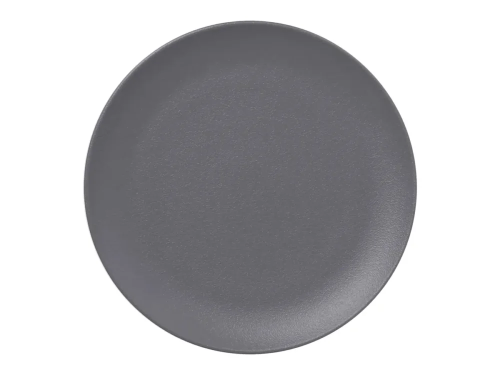 Prix Choc Assiette plate rond gris porcelaine vitrifiée Ø 20,9 cm Neo Fusion Rak