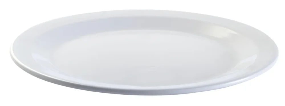 Assiette plate rond blanc mélamine Ø 22,5 cm Platex Produit De Marque
