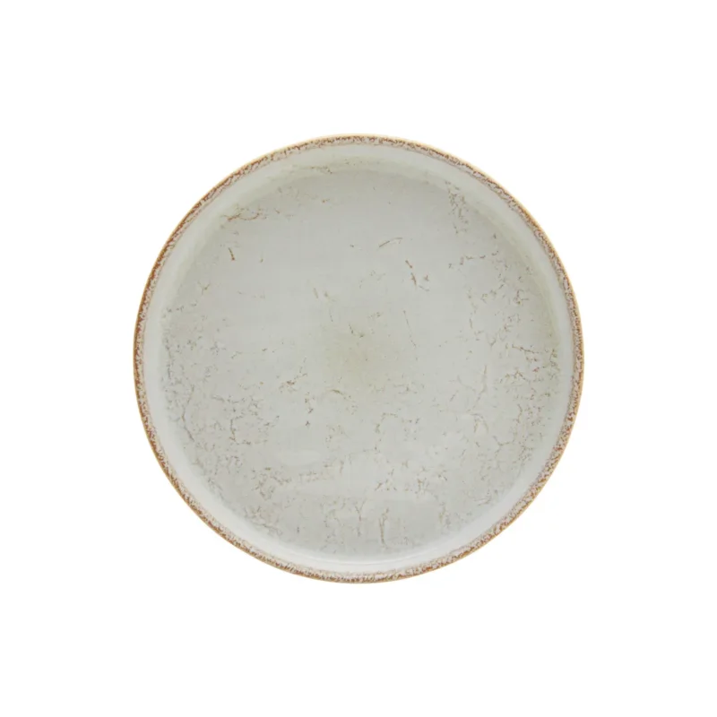 Meilleur Choix Assiette plate rond beige grès émaillé Ø 22 cm Sand Accolade