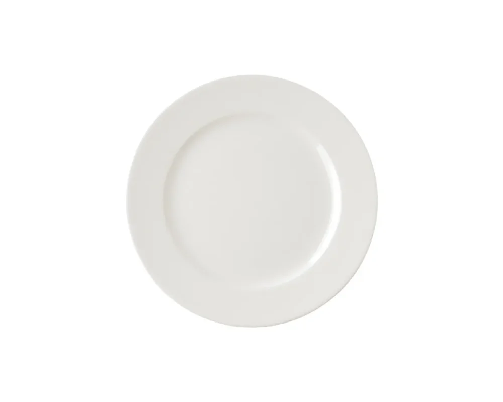 Assiette plate rond ivoire porcelaine vitrifiée Ø 23 cm Banquet Rak Offre Limitée