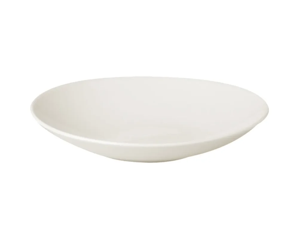 Prix Promo Assiette coupe creuse rond ivoire porcelaine vitrifiée Ø 30 cm Nano Rak