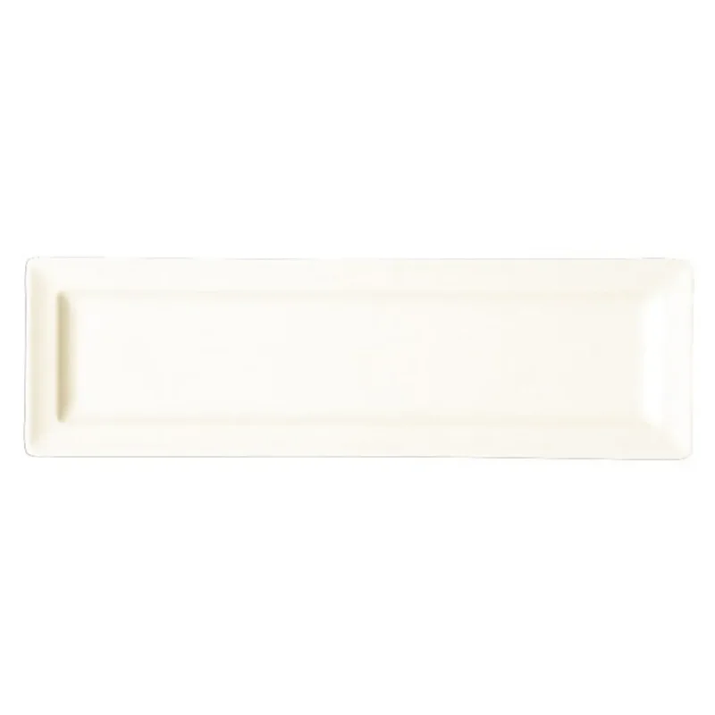 Affaire À Saisir Assiette plate rectangulaire ivoire porcelaine vitrifiée 29,1x12,1 cm Classic Gourmet Rak