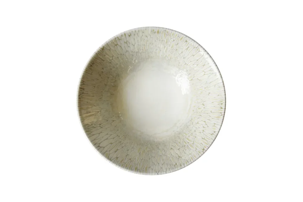 Assiette coupe creuse beige porcelaine vitrifiée Ø 19,6 cm Butterfly Dudson Seulement Aujourd’hui