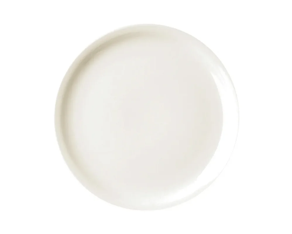 Assiette plate rond ivoire porcelaine vitrifiée Ø 24 cm Ska Rak Prix Promo