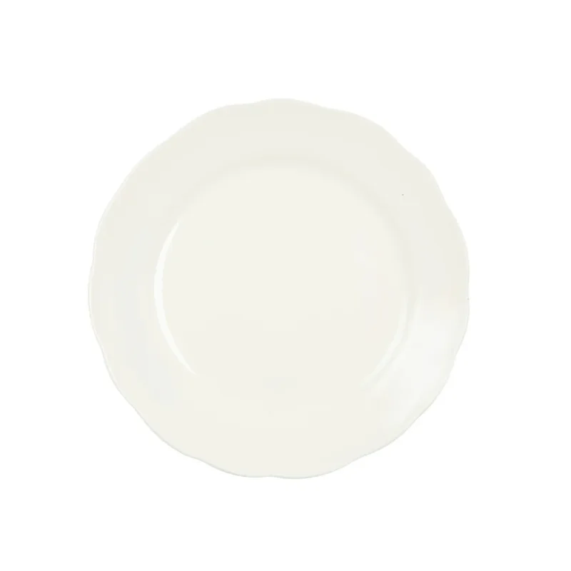 Petit Prix Assiette coupe plate rond blanc porcelaine Ø 26,8 cm Sérafine Pro.mundi