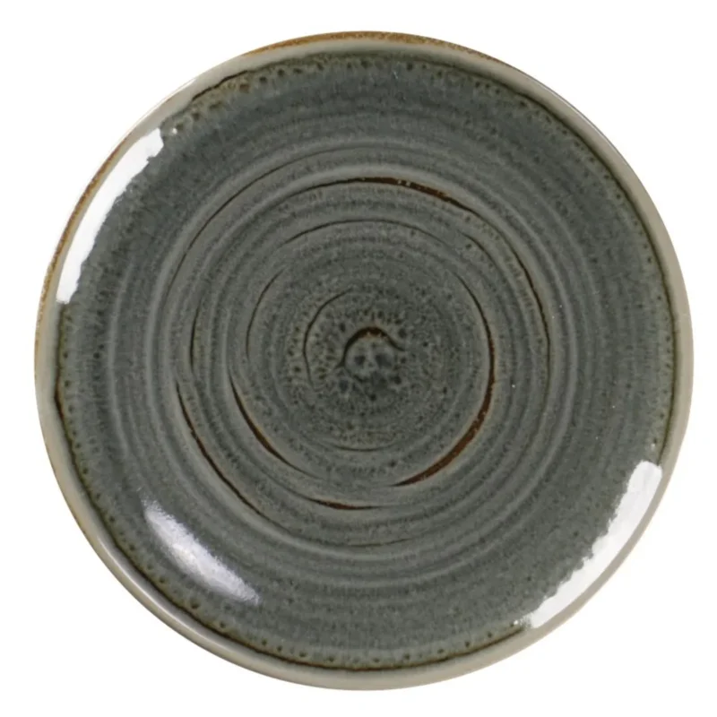 Prix Choc Assiette plate rond Peridot porcelaine vitrifiée Ø 15 cm Rakstone Spot Rak