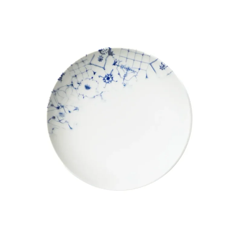 Authentique Assiette coupe creuse rond blanc porcelaine Ø 21 cm Corfu Essentials Collection