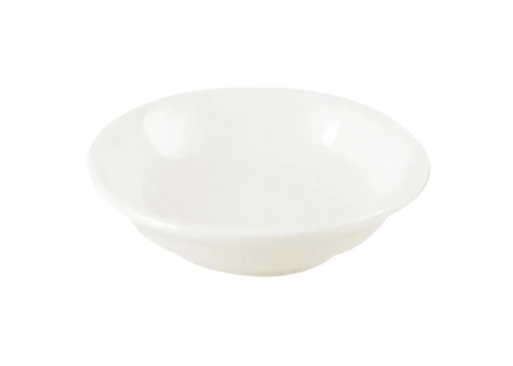 Prix Choc Assiette coupe rond ivoire porcelaine vitrifiée Ø 7,4 cm Nano Rak