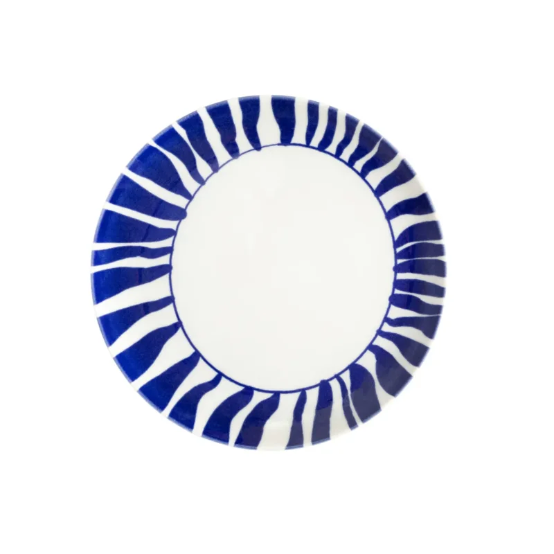 Bon Plan Assiette coupe plate rond blanc porcelaine Ø 26 cm Zebra Essentials Collection