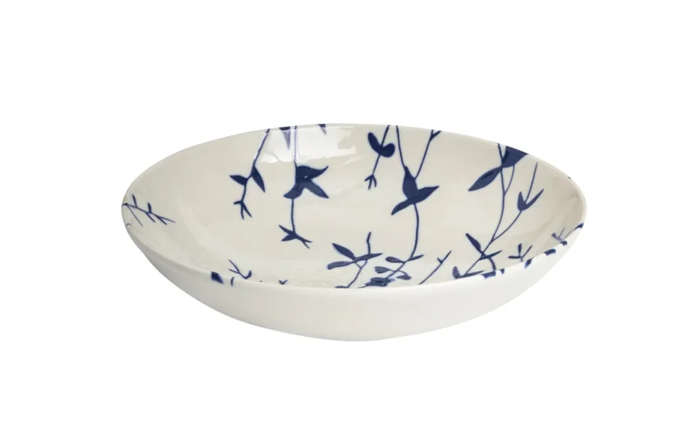Offre Exclusive Assiette coupe creuse rond blanc porcelaine Ø 21 cm Flora Essentials Collection