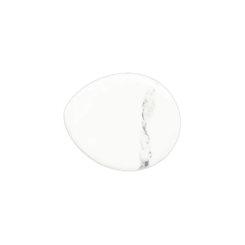 Assiette coupe plate blanc porcelaine Ø 23 cm Silk Accolade Nouvelle Collection