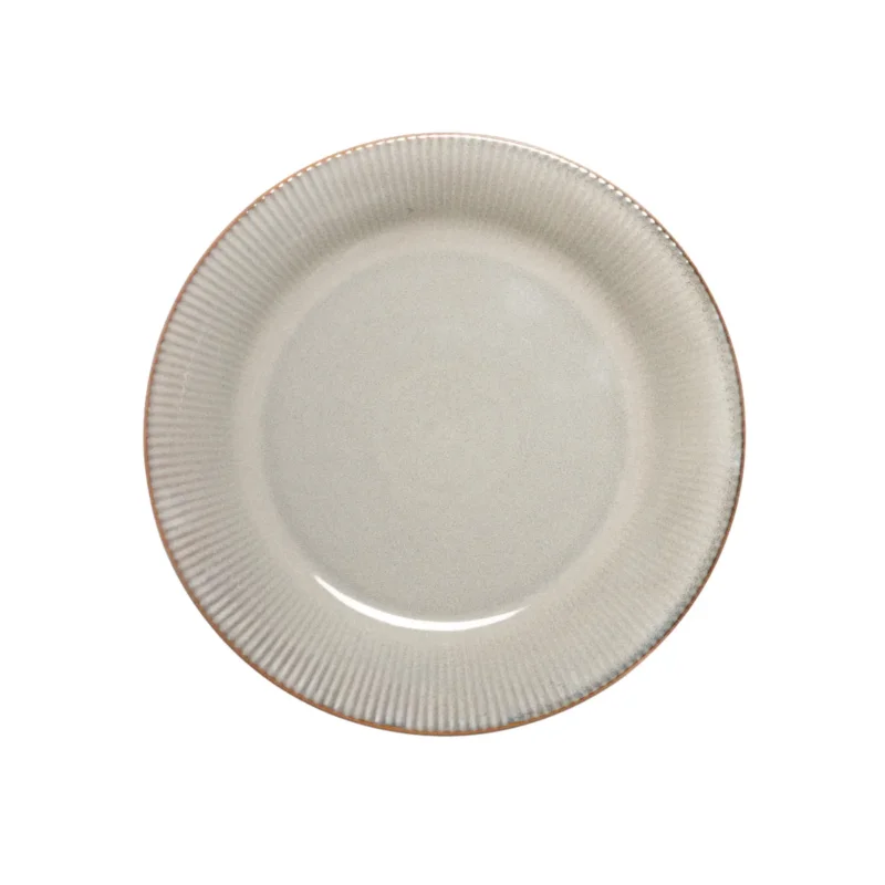 Assiette coupe plate gris bleu porcelaine Ø 28,5 cm Serena Pro.mundi Dernier Modèle